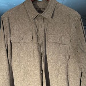Eddie Bauer large winter wool shirt